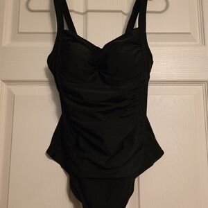 Chic Black One-Piece Swimsuit